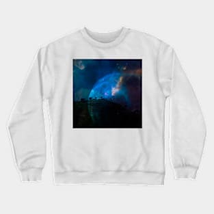 Landscape with Galaxy Crewneck Sweatshirt